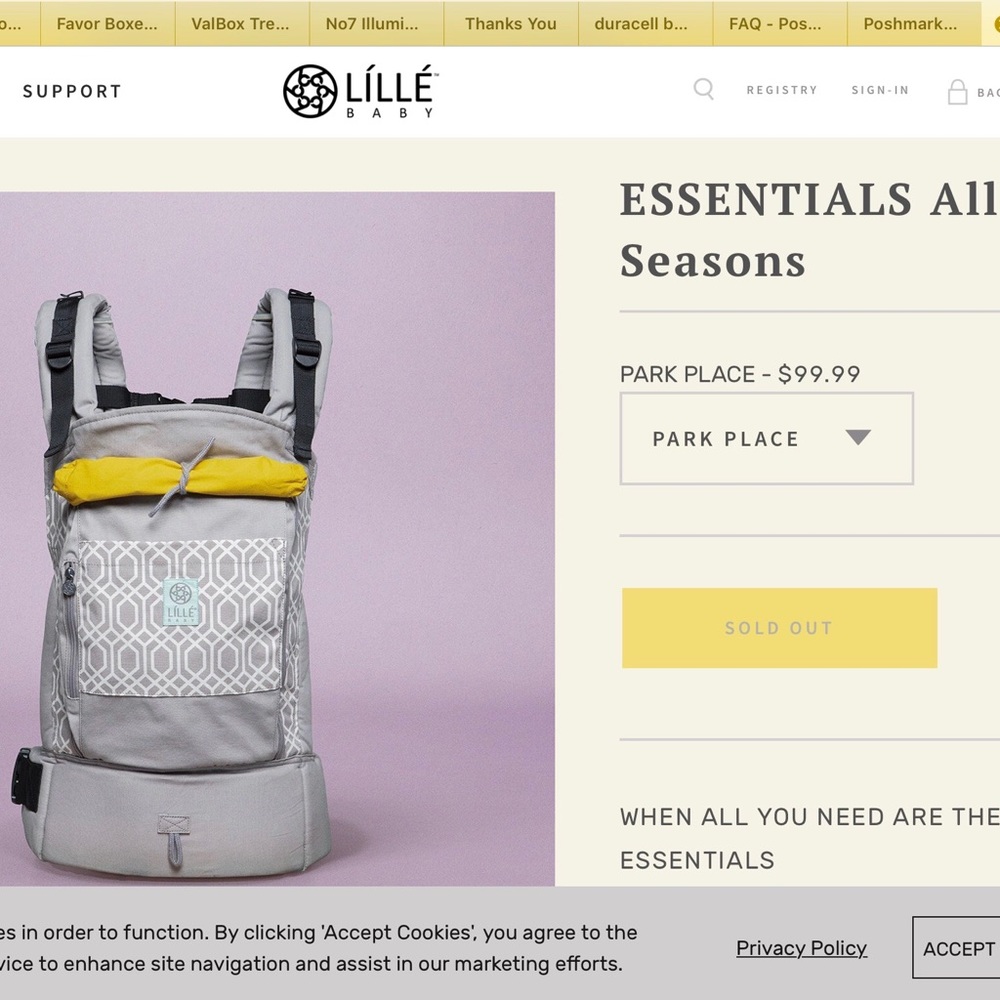 Líllébaby Essentials All Seasons 360 Baby Carrier